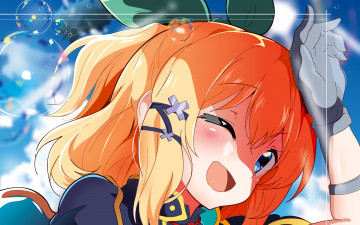 Картинка аниме rokudenashi+majutsu+koushi+to+akashic+records фон девушка взгляд