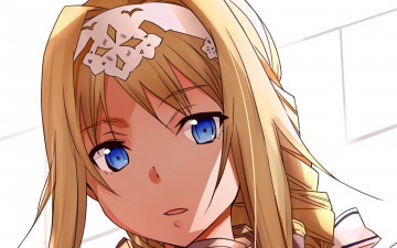 Картинка аниме sword+art+online девушка фон взгляд