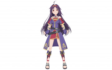 Картинка аниме sword+art+online девушка фон взгляд