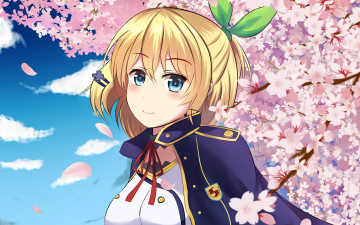 Картинка аниме sword+art+online девушка взгляд фон