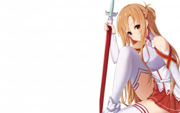 Картинка аниме sword+art+online фон взгляд девушка