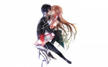 Картинка аниме sword+art+online взгляд фон девушка