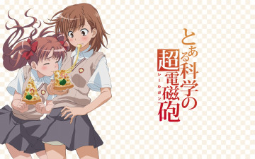 Картинка аниме toaru+majutsu+no+index взгляд девушки фон