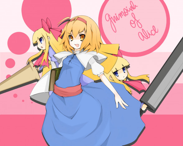 Обои картинки фото аниме, touhou, фон, взгляд, девушка