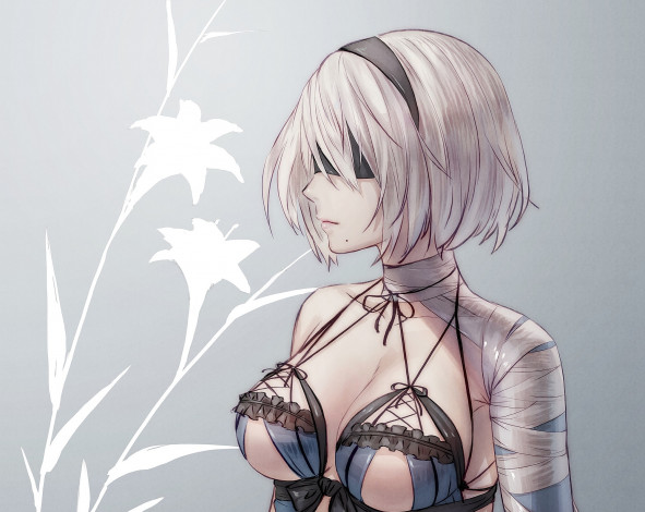 Обои картинки фото видео игры, nier,  automata, automata