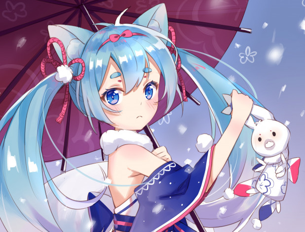 Обои картинки фото аниме, vocaloid, hatsune, miku