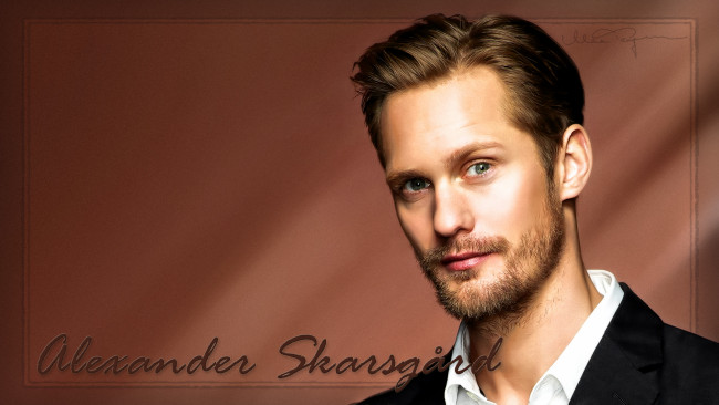 Обои картинки фото alexander skarsg&, 229, rd, мужчины, актер