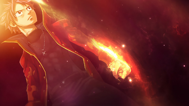 Обои картинки фото аниме, fairy tail, хвост, феи