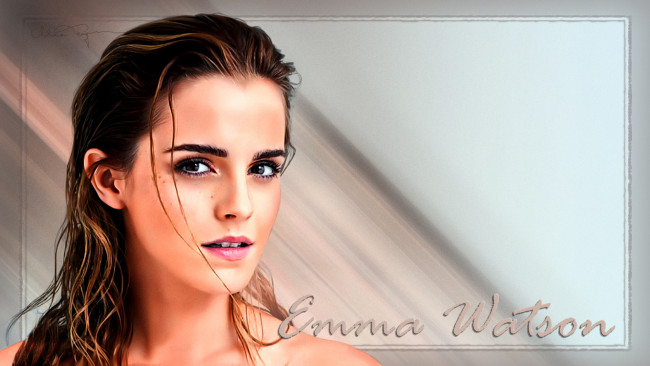 Обои картинки фото emma watson, девушки, актриса