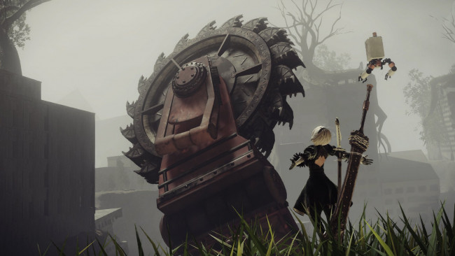 Обои картинки фото nier,  automata, видео игры, персонаж