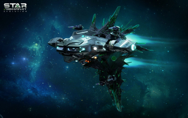 Обои картинки фото star conflict ,  evolution, видео игры, симулятор, evolution, star, conflict, action, онлайн