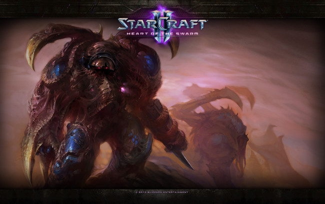 Обои картинки фото видео игры, starcraft ii,  heart of the swarm, игра, стратегия, starcraft, 2, heart, of, the, swarm