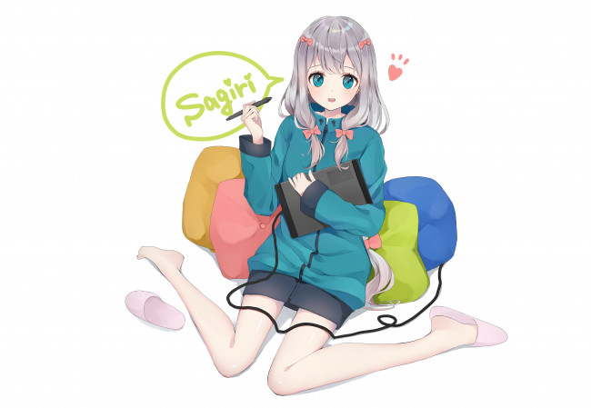 Обои картинки фото аниме, eromanga-sensei, izumi, sagiri