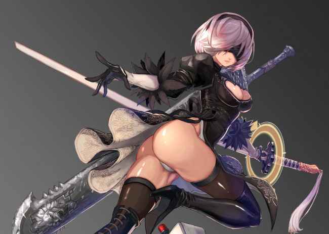 Обои картинки фото видео игры, nier,  automata, automata