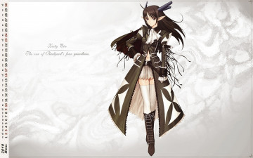 Картинка календари аниме девушка взгляд существо