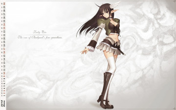 Картинка календари аниме существо девушка