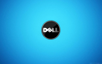 обоя компьютеры, dell, фон, логотип