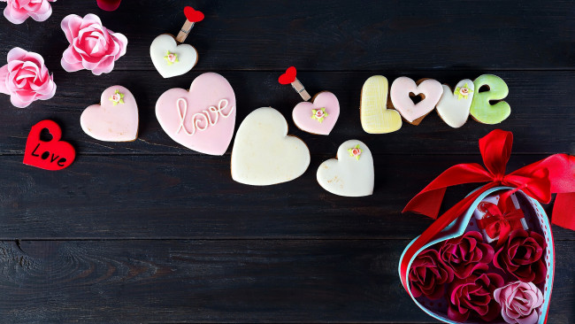 Обои картинки фото праздничные, день святого валентина,  сердечки,  любовь, сердечки