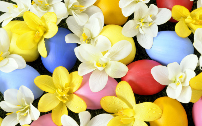 Обои картинки фото праздничные, пасха, крашенки