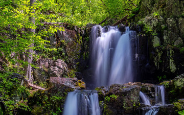 Картинка природа водопады поток водопад вода