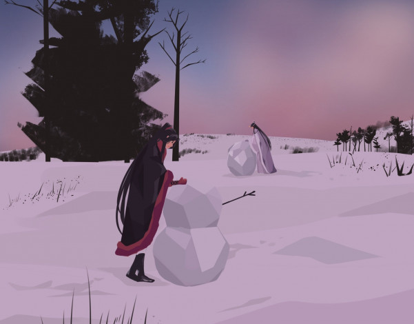 Обои картинки фото hill @honeyiling, аниме, mo dao zu shi, the, untamed, неукротимый, повелитель, чэньцин, мосян, тунсю, mo, dao, zu, shi, магистр, дьявольского, культа