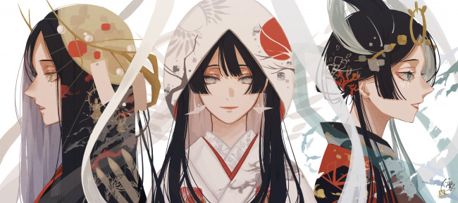 Обои картинки фото аниме, unknown,  другое , девушка