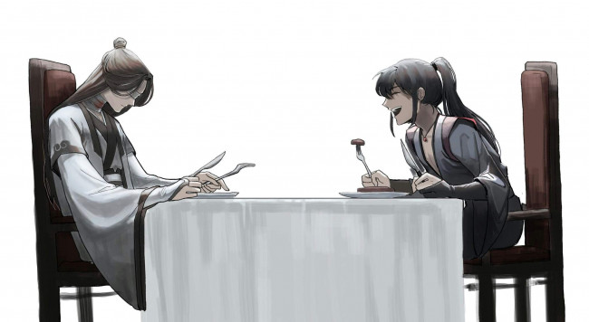 Обои картинки фото сюэ ян и сяо синчень, аниме, mo dao zu shi, the, untamed, неукротимый, повелитель, чэньцин, мосян, тунсю, mo, dao, zu, shi, магистр, дьявольского, культа