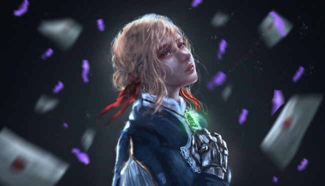 Обои картинки фото аниме, violet evergarden, violet, evergarden