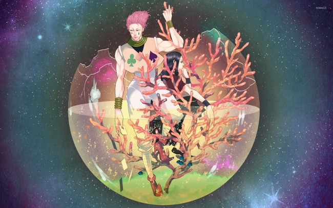 Обои картинки фото аниме, hunter x hunter, охотник, х