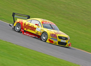 Картинка audi+tt спорт автоспорт ауди желтый скорость трасса