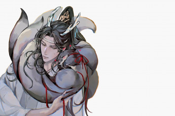 Картинка аниме mo+dao+zu+shi лань ванцзи вэй усянь лис дракон