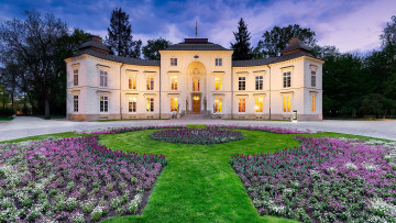 обоя the myslewicki palace, города, варшава , польша, the, myslewicki, palace