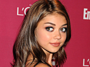 Картинка девушки sarah+hyland шатенка лицо актриса