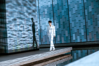 Картинка мужчины xiao+zhan актер костюм стены канал