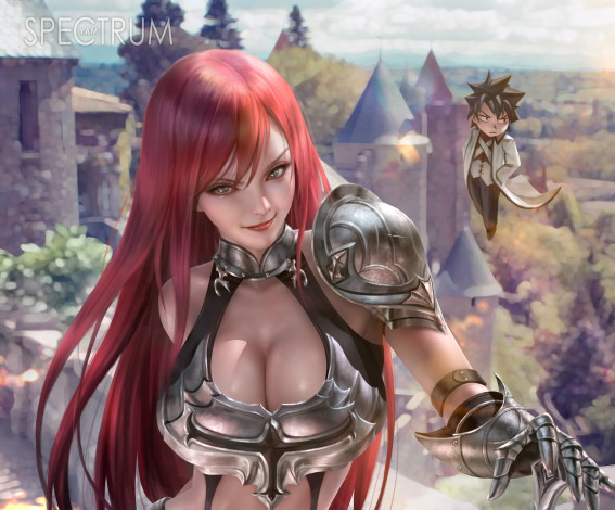 Обои картинки фото аниме, fairy tail, девушка