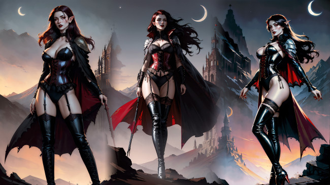 Обои картинки фото фэнтези, вампиры, нейросети, графика, нейроарт, ai, art, нейронные, сети, рисунки, нейро, искусство, нейрографика, graphics, neuroart, neural, networks, drawings, neuro, neurography