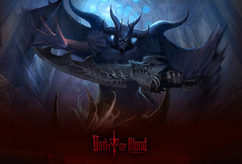 обоя видео игры, lineage ii,  the chaotic chronicle, демон, оружие, зал