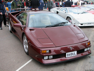 Картинка lamborghini diablo se30 автомобили выставки уличные фото