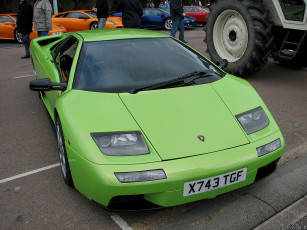 Картинка lamborghini diablo vt автомобили выставки уличные фото