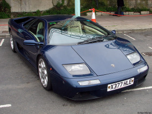 Картинка lamborghini diablo vt автомобили выставки уличные фото