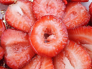 обоя еда, клубника, земляника