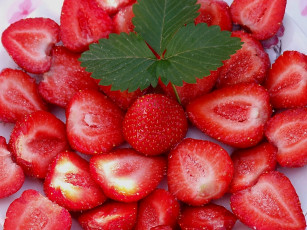 Картинка еда клубника земляника