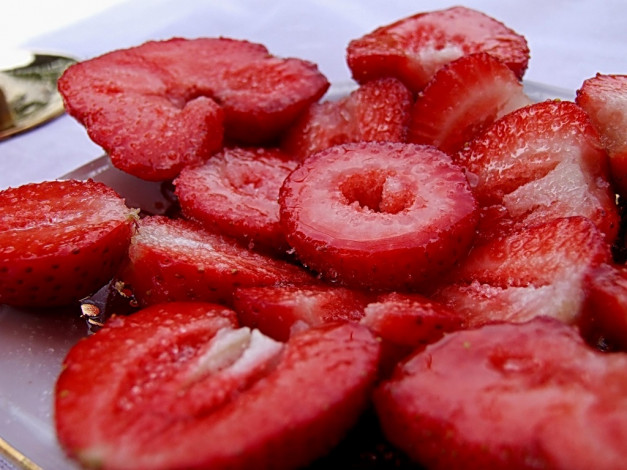 Обои картинки фото еда, клубника, земляника