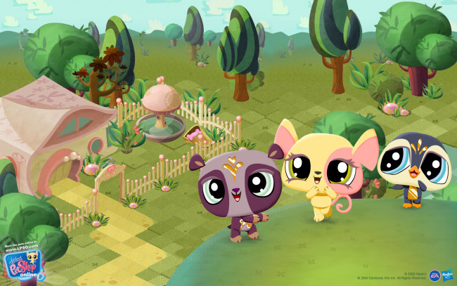 Обои картинки фото littlest, pet, shop, online, видео, игры