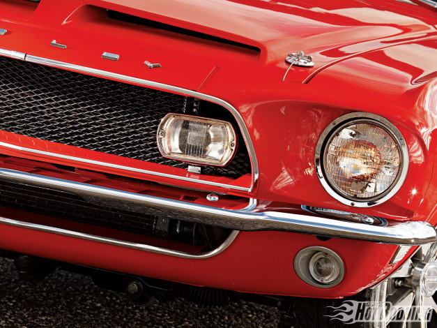 Обои картинки фото 1968, shelby, gt500, автомобили, фрагменты, автомобиля
