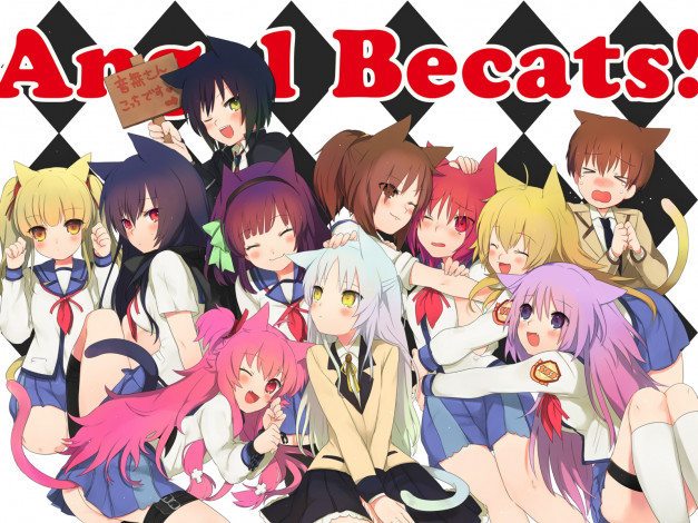 Обои картинки фото аниме, angel, beats