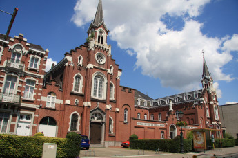 Картинка города католические соборы костелы аббатства бельгия