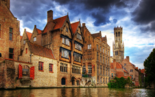 Обои картинки фото города, брюгге, бельгия