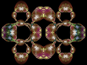 Картинка 3д графика fractal фракталы цвета фон узор