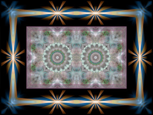 Картинка 3д графика fractal фракталы узор цвета фон